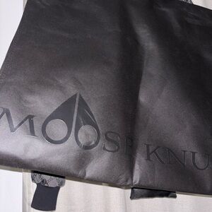 Moose Knuckles Black Women and Men's Bag